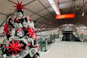 Metro Bilbao en Navidad