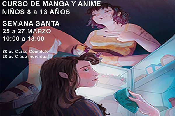 Curso de cómic, manga y anime en Bilbao, en Semana Santa