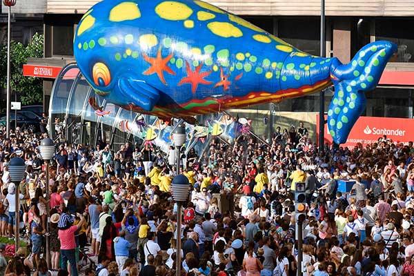 Desfile de la Ballena de Aste Nagusia Bilbao 2024