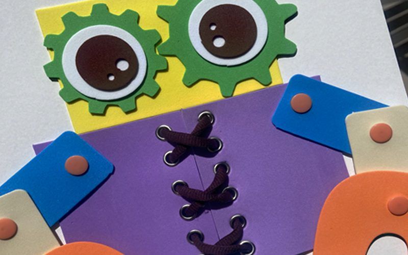 manualidad-robot-goma-eva