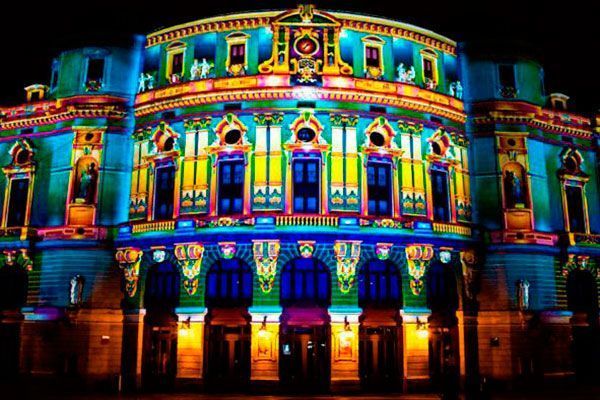 Espectáculos de luces gratis en Bilbao