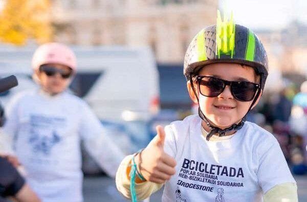 Bicicletada popular en Bilbao