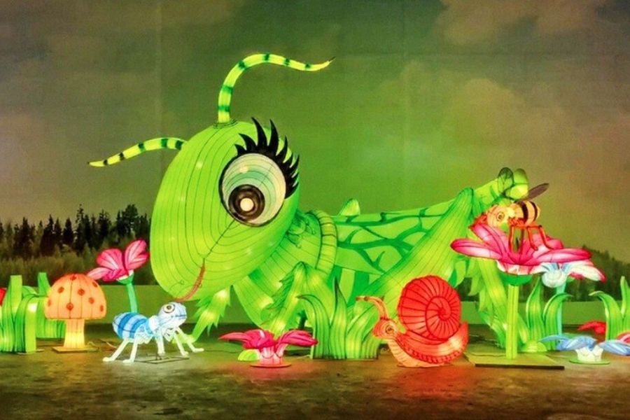 Experiencia inmersiva de luz en Jardín Botánico Barakaldo