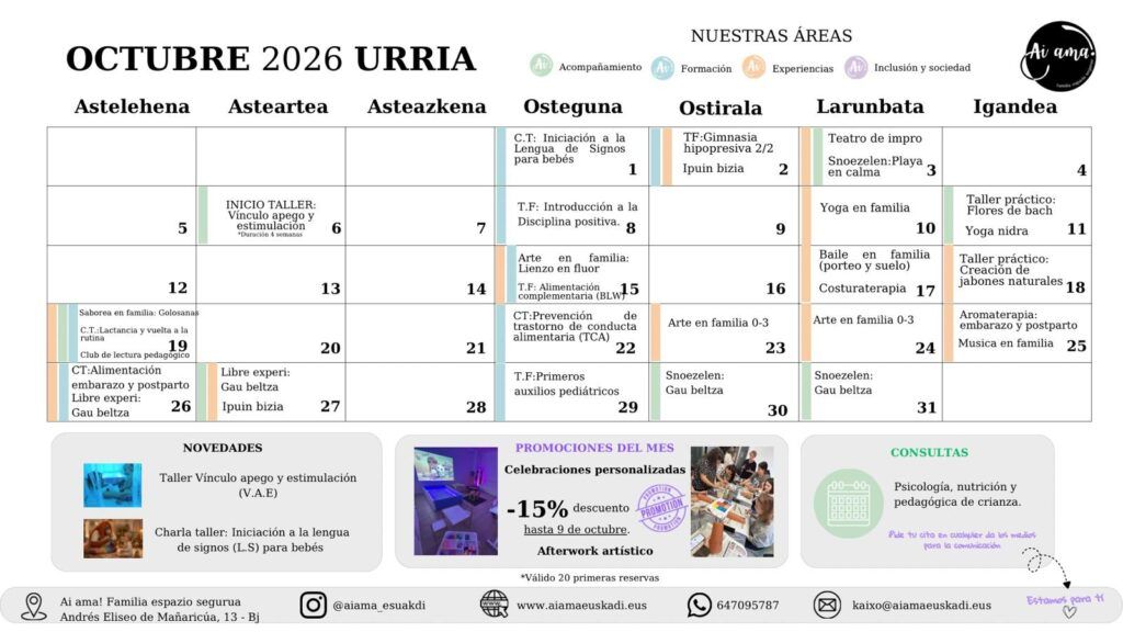 agenda Ai Ama octubre 2026